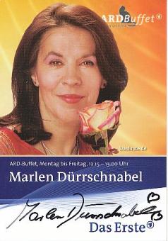 Marlen Dürrschnabel  ARD  Buffet  TV  Autogrammkarte original signiert 