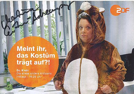 Martina Eitner Acheampong  Dr.Klein  ZDF Serie TV  Autogrammkarte original signiert 