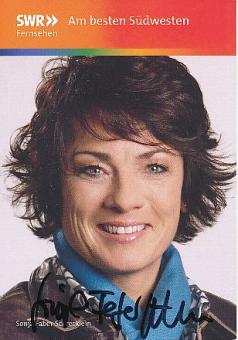 Sonja Schrecklein  SWR  ARD  TV  Autogrammkarte original signiert 