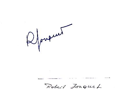 Robert Jonquet † 2008  Frankreich WM 1958   Fußball Autogramm Karte  original signiert 