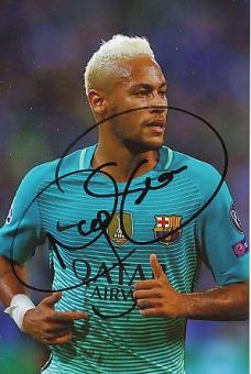 Neymari  FC Barcelona  Fußball Autogramm Foto original signiert 
