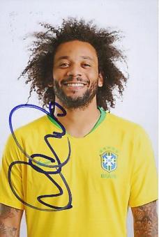 Marcelo  Brasilien  Fußball Autogramm Foto original signiert 