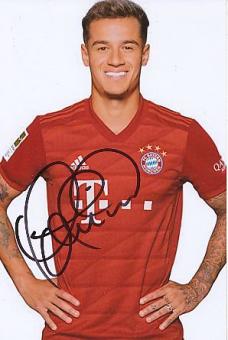 Philippe Coutinho   FC Bayern München  Fußball Autogramm Foto original signiert 