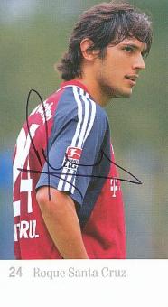 Roque Santa Cruz  2002/2003  FC Bayern München  Fußball  Autogrammkarte original signiert 