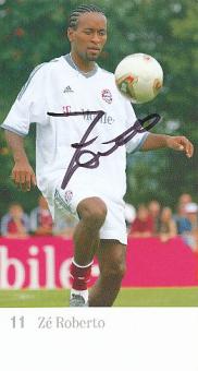 Ze Roberto  2002/2003  FC Bayern München  Fußball  Autogrammkarte original signiert 