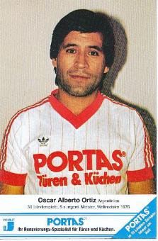 Oscar Alberto Ortiz Argentinien Weltmeister 1978  Fußball  Autogrammkarte 