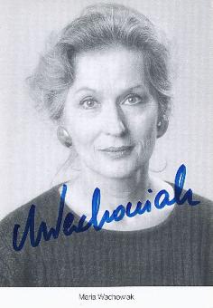 Maria Wachowiak † 2019  Lindenstraße Serien  TV  Autogrammkarte original signiert 