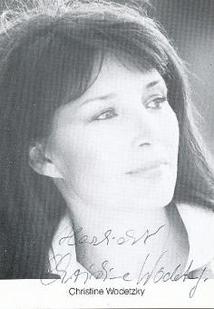 Christine Wodetzky † 2004  Film & TV  Autogrammkarte original signiert 