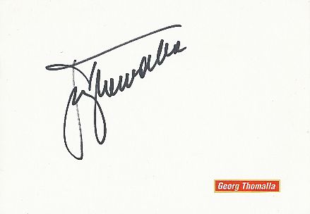 Georg Thomalla † 1999   TV Autogramm Karte original signiert 