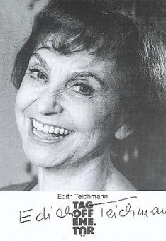 Edith Teichmann † 2018  Film  &  TV  Autogrammkarte original signiert 