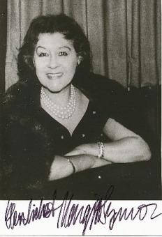 Margit Symo † 1992   Film  &  TV  Autogrammkarte original signiert 