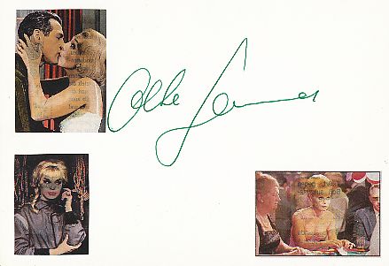 Elke Sommer   Film &  TV Autogramm Karte original signiert 