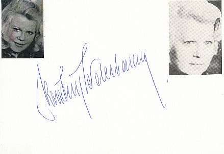 Kristina Söderbaum † 2001   Film &  TV Autogramm Karte original signiert 