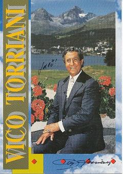 Vico Torriani † 1998  Musik &  Film  &  TV  Autogrammkarte original signiert 