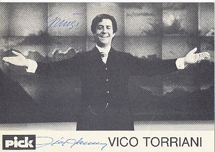 Vico Torriani † 1998  Musik &  Film  &  TV  Autogrammkarte original signiert 