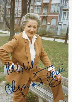 Olga von Togni † 1992   Film &  TV Autogramm Foto original signiert 