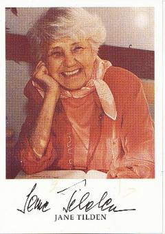 Jane Tilden † 2002   Film  &  TV  Autogrammkarte original signiert 