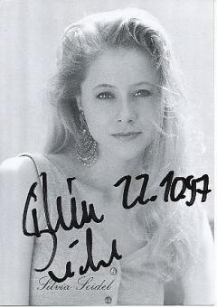 Silvia Seidel † 2012   Film  &  TV  Autogrammkarte original signiert 