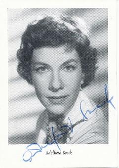 Adelheid Seeck † 1973   Film  &  TV  Autogrammkarte original signiert 