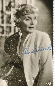 Luise Ullrich † 1985   Film  &  TV  Autogrammkarte original signiert 