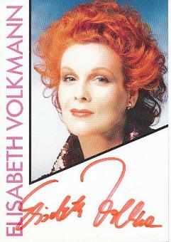 Elisabeth Volkmann † 2006   Film  &  TV  Autogrammkarte original signiert 