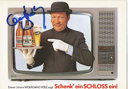 Wolfgang Völz † 2018   Film  &  TV  Autogrammkarte original signiert 