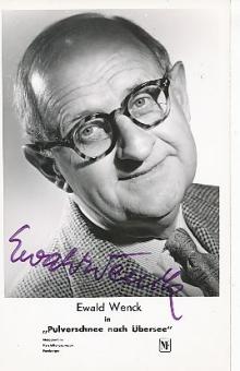 Ewald Wenck † 1981   Film  &  TV  Autogrammkarte original signiert 