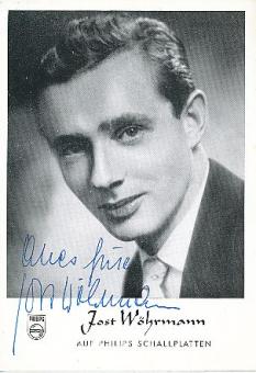 Jost Wöhrmann †   Musik  Autogrammkarte original signiert 