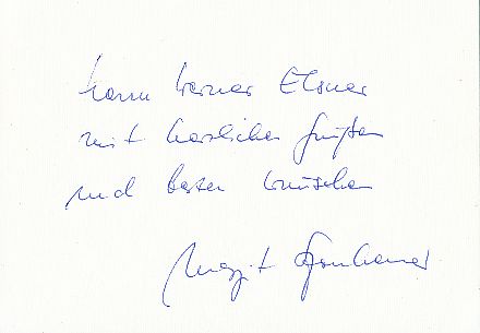 Margit Sponheimer  Musik  Autogramm Karte original signiert 