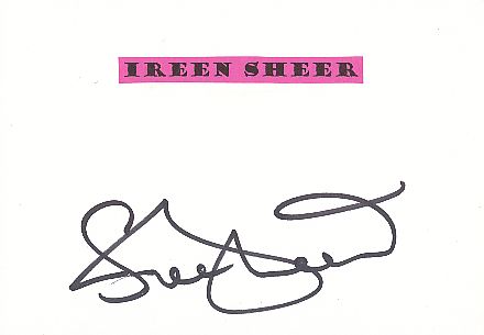 Ireen Sheer  Musik  Autogramm Karte original signiert 