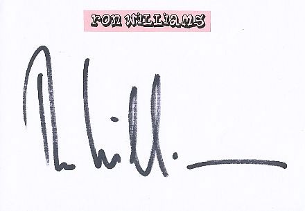 Ron Williams  Musik  Autogramm Karte original signiert 