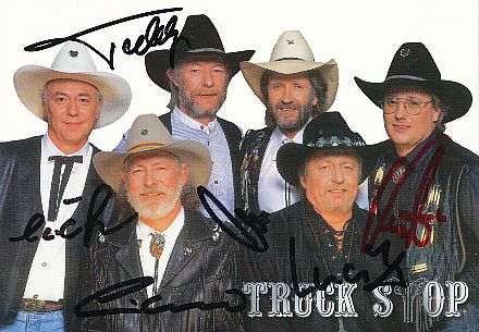 Truck Stop  Musik  Autogrammkarte original signiert 