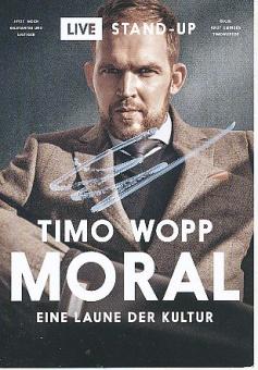 Timo Wopp   Comedian TV  Autogrammkarte original signiert 