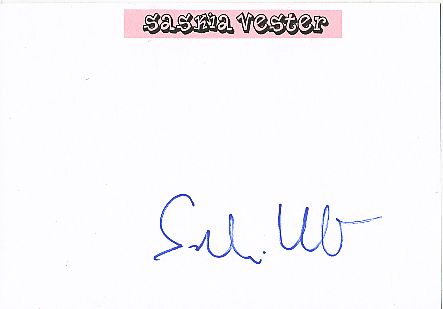 Saskia Vester  Film &  TV Autogramm Karte original signiert 