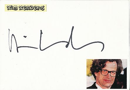 Wim Wenders  Regisseur  Film &  TV Autogramm Karte original signiert 