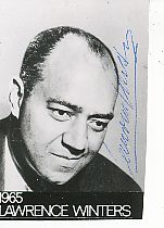 Lawrence Winters † 1965  Oper & Musik  Autogramm Foto original signiert 