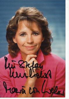 Maria von Welser  ZDF  TV Autogramm Foto original signiert 