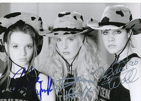 Diana Amft & Felicitas Woll & Karoline Herfurth  Mädchen Mädchen  2001  Film  Autogramm Großfoto original signiert 