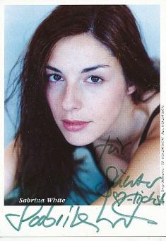 Sabrina White  Film & TV  Autogrammkarte original signiert 