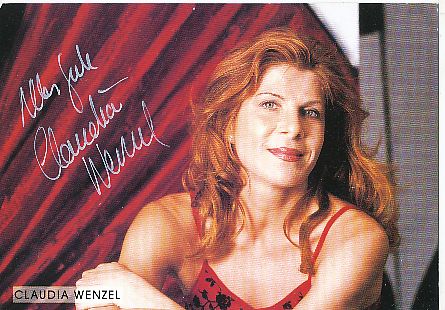 Claudia Wenzel  Film & TV  Autogrammkarte original signiert 