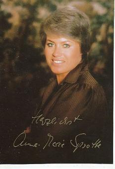 Anne Marie Sprotte  Film &  TV  Autogrammkarte original signiert 