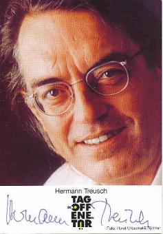 Hermann Treusch    Film &  TV  Autogrammkarte original signiert 