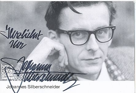 Johannes Silberschneider   Film &  TV  Autogrammkarte original signiert 