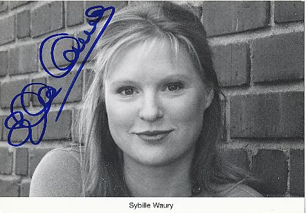 Sybille Waury  Lindenstraße Serien   Film &  TV  Autogrammkarte original signiert 