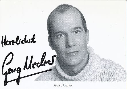 Georg Uecker  Lindenstraße Serien   Film &  TV  Autogrammkarte original signiert 