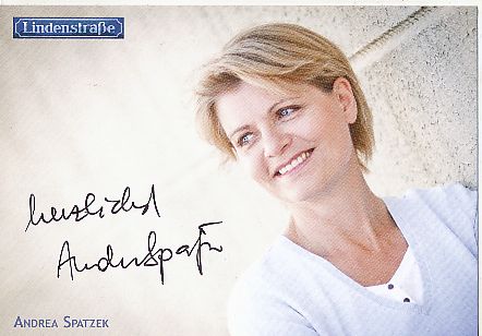 Andrea Spatzek  Lindenstraße Serien   Film &  TV  Autogrammkarte original signiert 