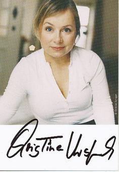 ChrisTine Urspruch   Film &  TV  Autogrammkarte original signiert 
