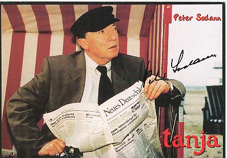 Peter Sodann  Tanja  ARD Serien   TV  Autogrammkarte original signiert 