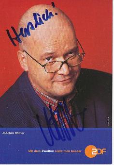 JoAchim Winter   ZDF  TV  Autogrammkarte original signiert 