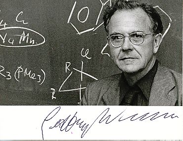 Geoffrey Wilkinson † 1996  Nobelpreis 1973  Chemie  Autogramm Foto original signiert 